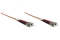 INTELLINET LWL Anschlusskabel ST/ST 1m Multimode OM1 orange