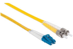 INTELLINET LWL Anschlusskabel LC/ST 2m Singlemode OS2 gelb