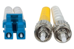 INTELLINET LWL Anschlusskabel LC/ST 2m Singlemode OS2 gelb