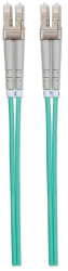 INTELLINET LWL Anschlusskabel LC/LC 3m Multimode OM3 aqua