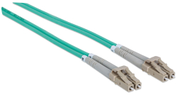 INTELLINET LWL Anschlusskabel LC/LC 3m Multimode OM3 aqua