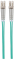INTELLINET LWL Anschlusskabel LC/LC 3m Multimode OM3 aqua