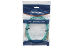 INTELLINET LWL Anschlusskabel LC/LC 2m Multimode OM3 aqua