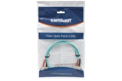 INTELLINET LWL Anschlusskabel SC/SC 2m Multimode OM3 aqua