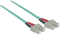 INTELLINET LWL Anschlusskabel SC/SC 5m Multimode OM3 aqua