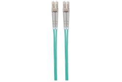 INTELLINET LWL Anschlusskabel LC/LC 1m Multimode OM3 aqua