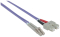 INTELLINET LWL Anschlusskabel LC/SC 2m Multimode OM4 lila