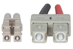 INTELLINET LWL Anschlusskabel LC/SC 3m Multimode OM4 lila