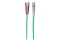 INTELLINET LWL Anschlusskabel LC/ST 2m Multimode OM3 aqua
