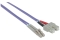 INTELLINET LWL Anschlusskabel LC/SC 5m Multimode OM4 lila