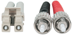 INTELLINET LWL Anschlusskabel LC/ST 1m Multimode OM3 Aqua