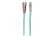 INTELLINET LWL Anschlusskabel LC/ST 1m Multimode OM3 Aqua