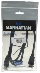 MANHATTAN HDMI-Kabel Ethernet A -> A St/St 1.00m ARC...
