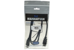 MANHATTAN HDMI-Kabel Ethernet A -> A St/St 1.00m ARC 30 AWG