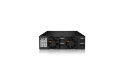 Backplane IcyBox 4x2,5 SATA/SAS HDD/SSD -> 5,25 Schacht sw retail