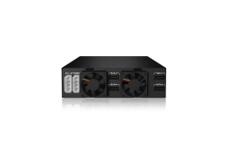 Backplane IcyBox 4x2,5 SATA/SAS HDD/SSD -> 5,25 Schacht sw retail