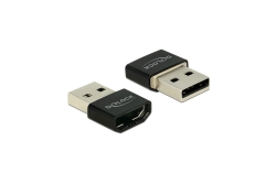 DELOCK HDMI Adapter A Buchse > USB Typ-A Stecker schwarz