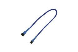 Nanoxia Kabel 3-Pin Verlängerung, 30 cm, blau