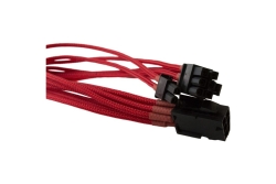 Nanoxia Kabel PCI-E 6- auf 6+2-Pin, 30 cm, Single, rot