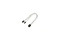 Nanoxia Kabel PCI-E 6- auf 6+2-Pin, 30 cm, Single, weiß