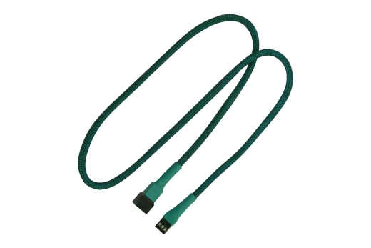 Nanoxia Kabel 3-Pin Verlängerung, 60 cm, grün