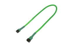 Nanoxia Kabel 3-Pin Verlängerung, 60 cm, neon-grün