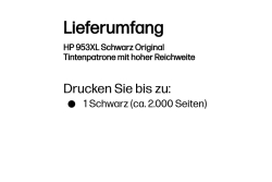HP 953XL Schwarz Tintenpatrone 42,5ml