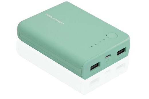 RealPower Powerbank PB-10k Opal Blue 10.000mAh