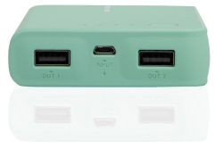 RealPower Powerbank PB-10k Opal Blue 10.000mAh