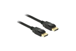 DELOCK Displayport Kabel DP -> DP St/St 5.00m schwarz 4K