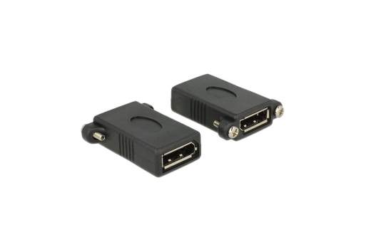 DELOCK Displayport Adapter DP -> DP Bu/Bu schwarz