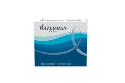 WATERMAN Tintenpatrone Inter. Serenity Blue 6 Stück