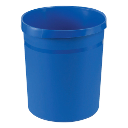 Papierkorb GRIP - 18 Liter, rund, 2 Griffmulden, extra...