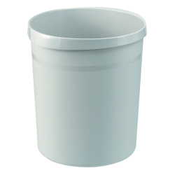 Papierkorb GRIP - 18 Liter, rund, 2 Griffmulden, extra...