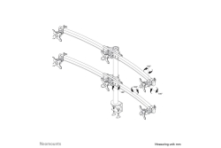 Neomounts TIS 10-27 6TFT 6Gelenke schw. Max.50
