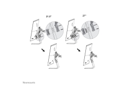 Neomounts Adapterpl. 21,5-27 iMac sil. Max15KG