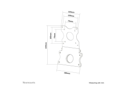 Neomounts Adapterpl. 21,5-27 iMac sil. Max15KG