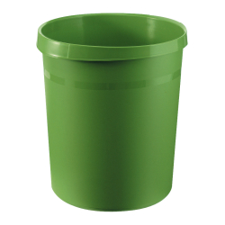 Papierkorb GRIP - 18 Liter, rund, 2 Griffmulden, extra...