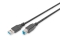 DIGITUS USB 3.0 Anschlusskabel Typ A -B St/St 1,8m, sw Polybeutel
