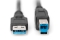 DIGITUS USB 3.0 Anschlusskabel Typ A -B St/St 1,8m, sw Polybeutel