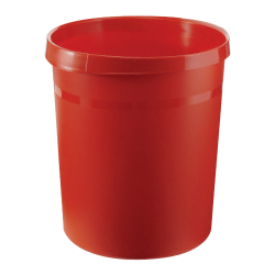 Papierkorb GRIP - 18 Liter, rund, 2 Griffmulden, extra...