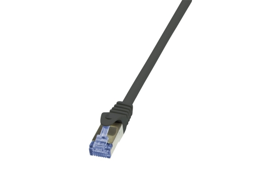 Logilink Patchkabel mit Cat7-Rohk. Primel. S/FTP schw 0,50m
