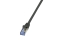 Logilink Patchkabel mit Cat7-Rohk. Primel. S/FTP schw 0,50m