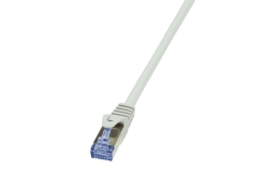 Logilink Patchkabel mit Cat7-Rohk. Primel. S/FTP grau 0,50m