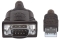 MANHATTAN USB Adapter A -> seriell (RS-232) St Modul 0,45m