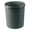 Papierkorb GRIP - 18 Liter, rund, 2 Griffmulden, extra stabil, dunkelgrau