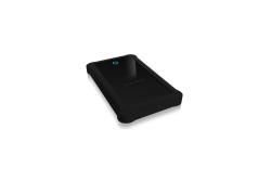 Geh. IcyBox USB 3.0 2,5 SATA3 HDD/SSD -> PC/MAC Silikon sw retail
