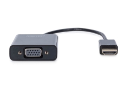 DIGITUS HDMI-Konverter HDMI-A -> VGA(D-Sub) schwarz