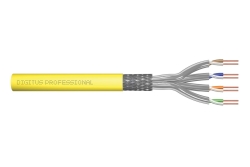 DIGITUS Instal-kab Cat7a S/FTP tw.Pair 1000m gelb AWG22/1 (Speditionsversand)