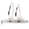LINDY Slotblech USB Adapter 2x USB TYP A 5 IDC-Kupplung 0.2m